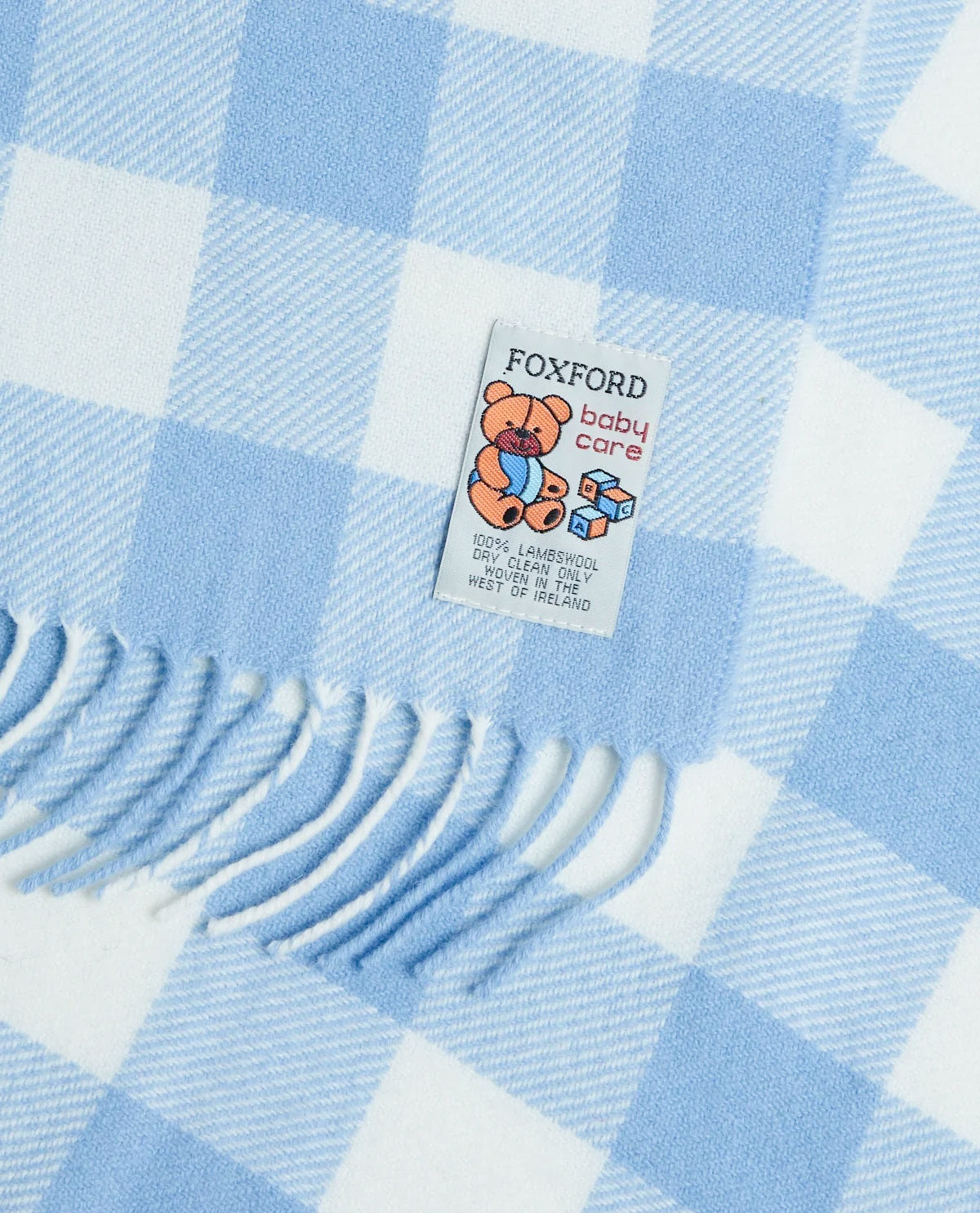 Foxford Woolen Mills Baby Blanket lambswool 