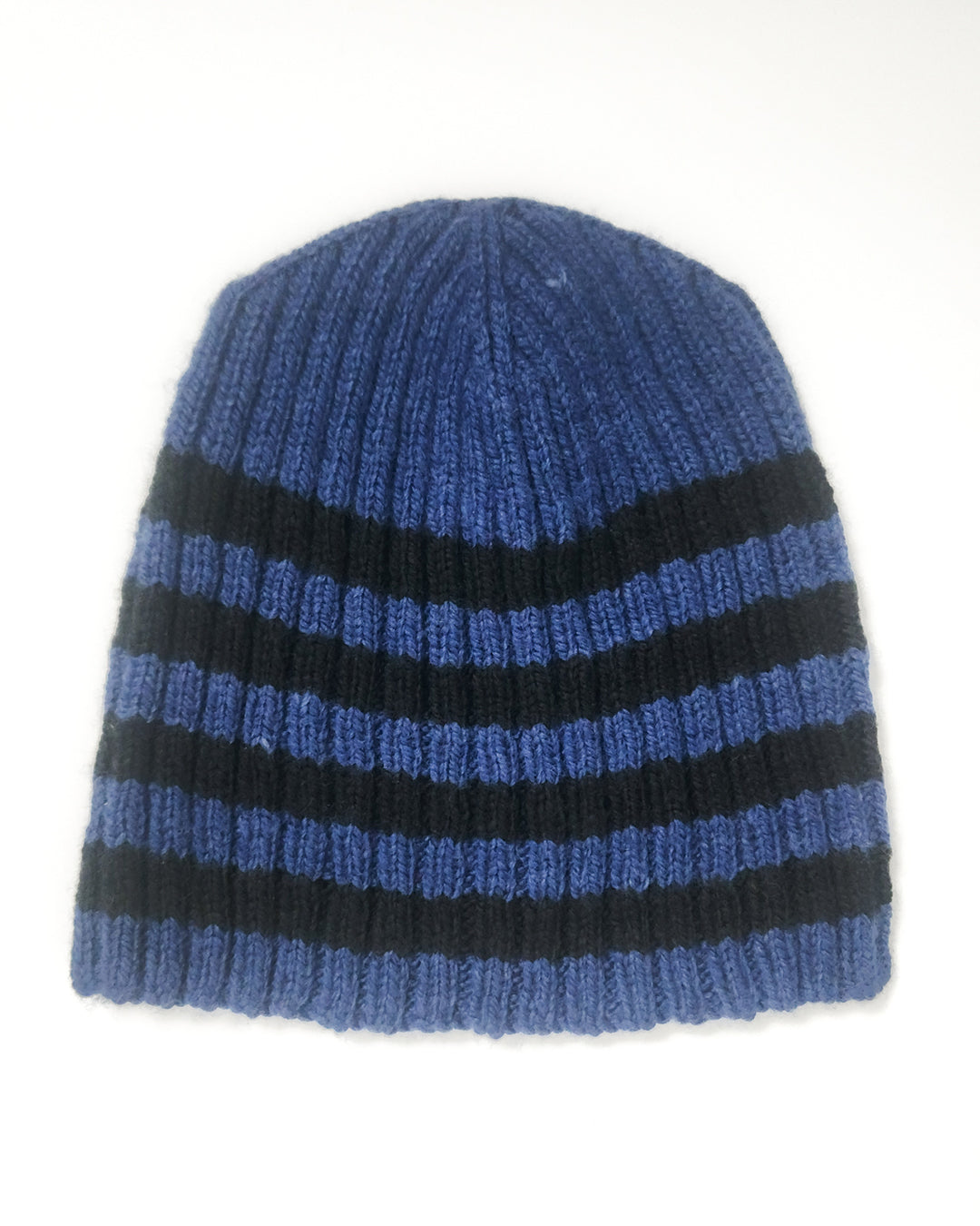 Striped Ribbed Beanie Kit in Merino Yak