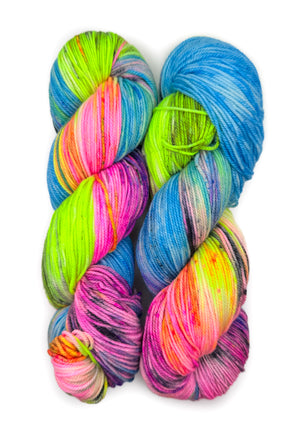 Ancient Arts Socknado superwash merino nylon girls just wanna have fun