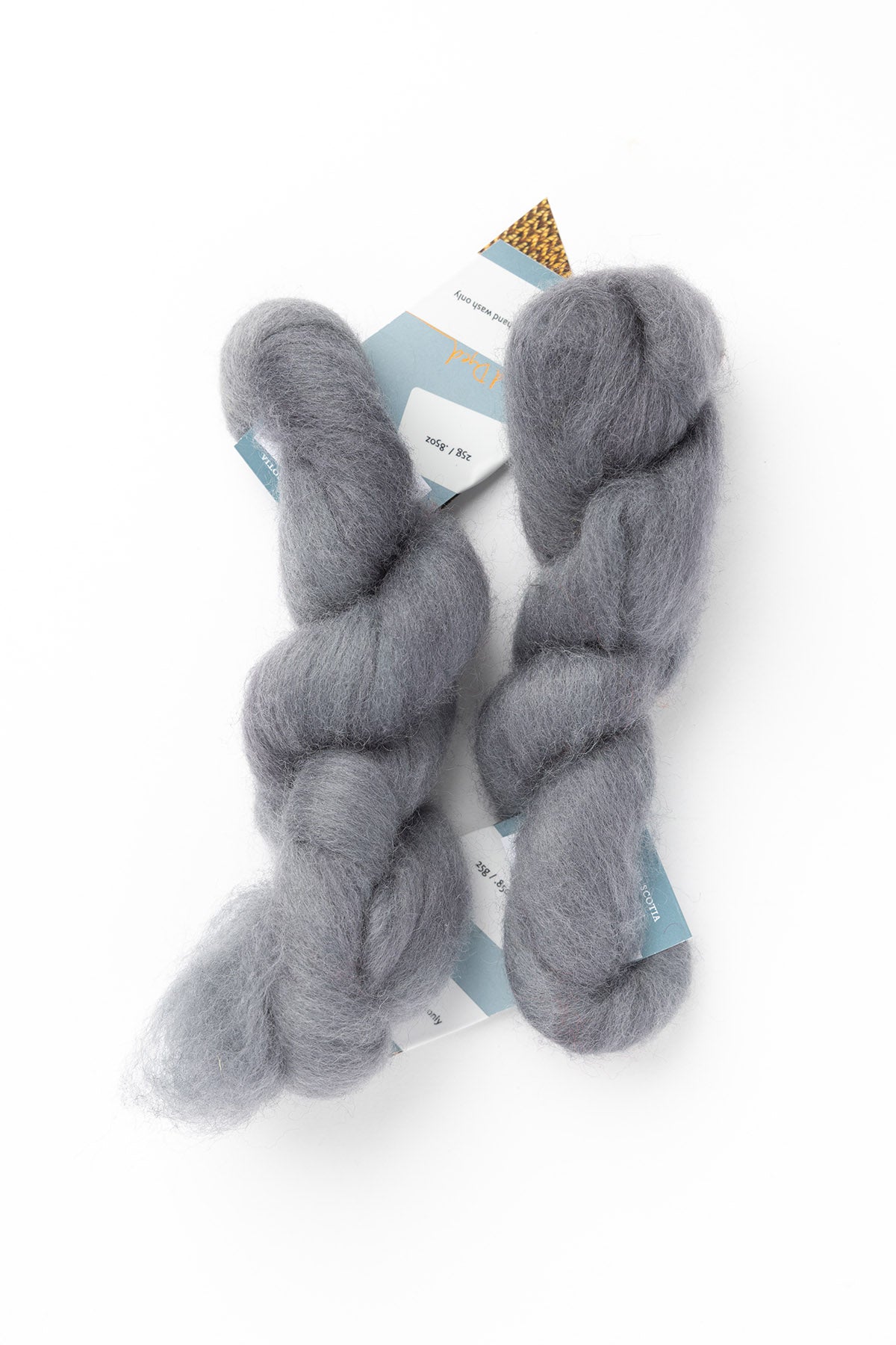 Fleece Artist Corriedale Sliver wool granite