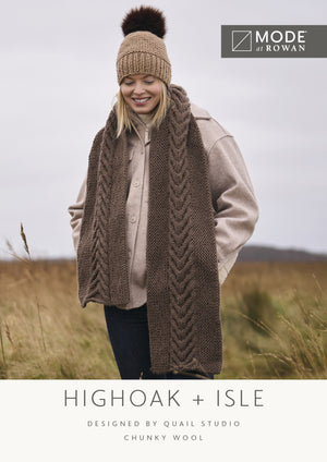 MODE at Rowan Pattern knitting pattern leaflet highoak and isle