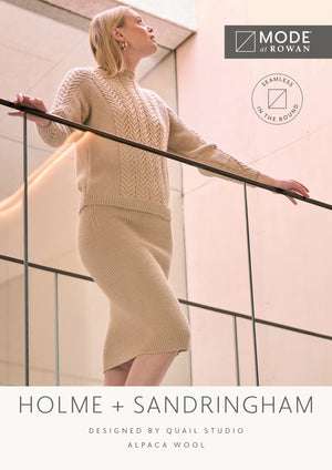 MODE at Rowan Pattern knitting pattern leaflet holme and sandringham