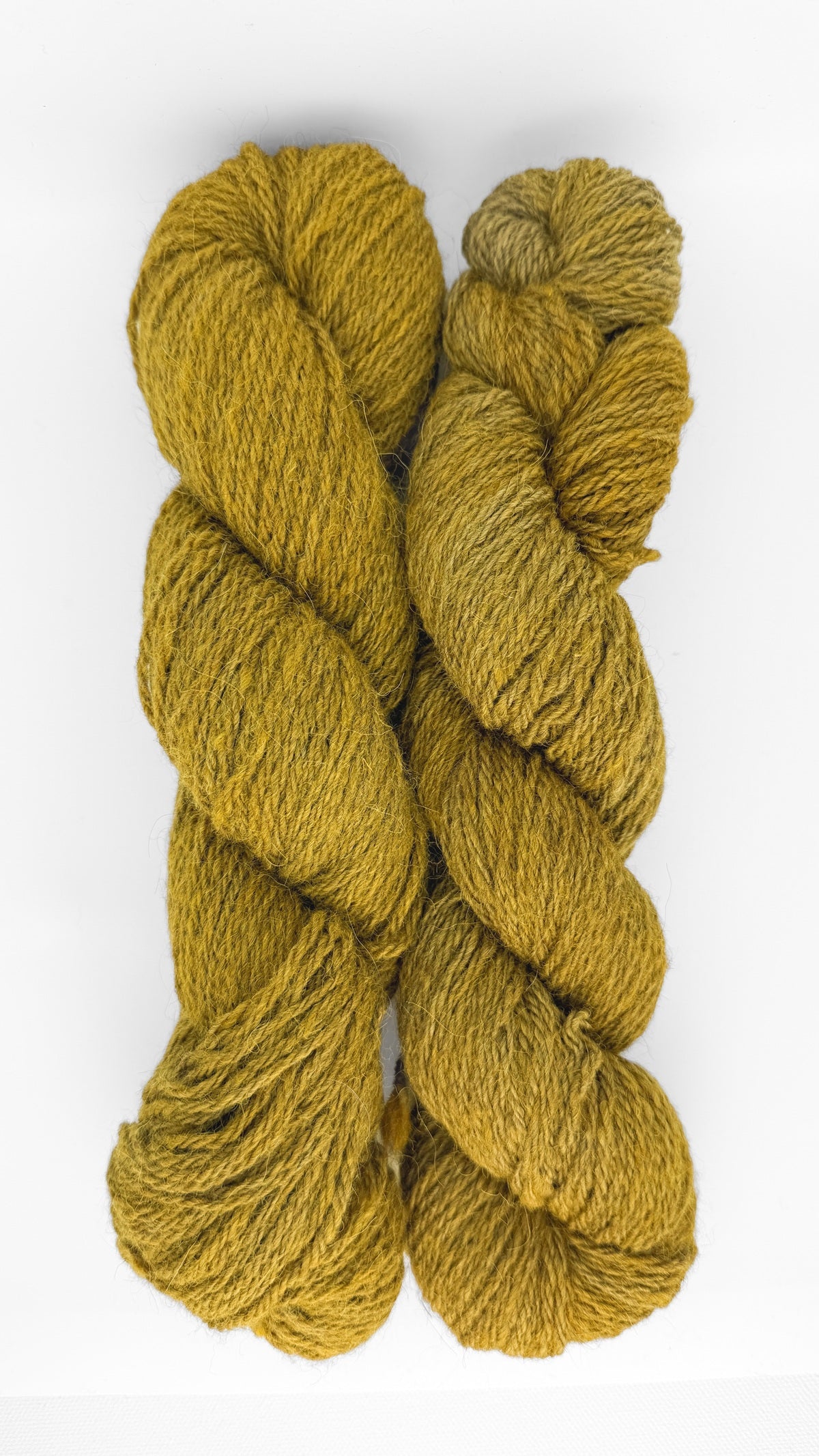 Hazel New Wave Fibre alpaca romeldale wool angora honey mustard