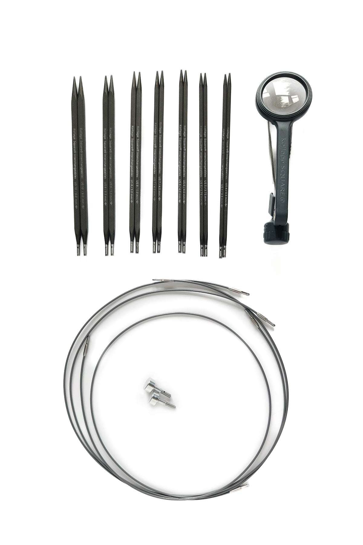 Kollage Square Interchangeable Mini Set 5.5" aluminum