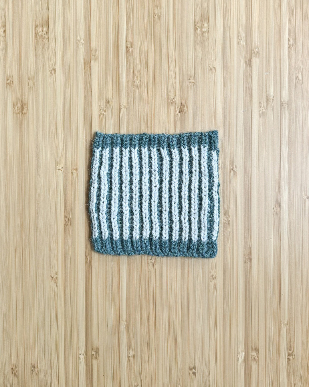 Beehive Wool Shop Intro to Basic Brioche workshop swatch