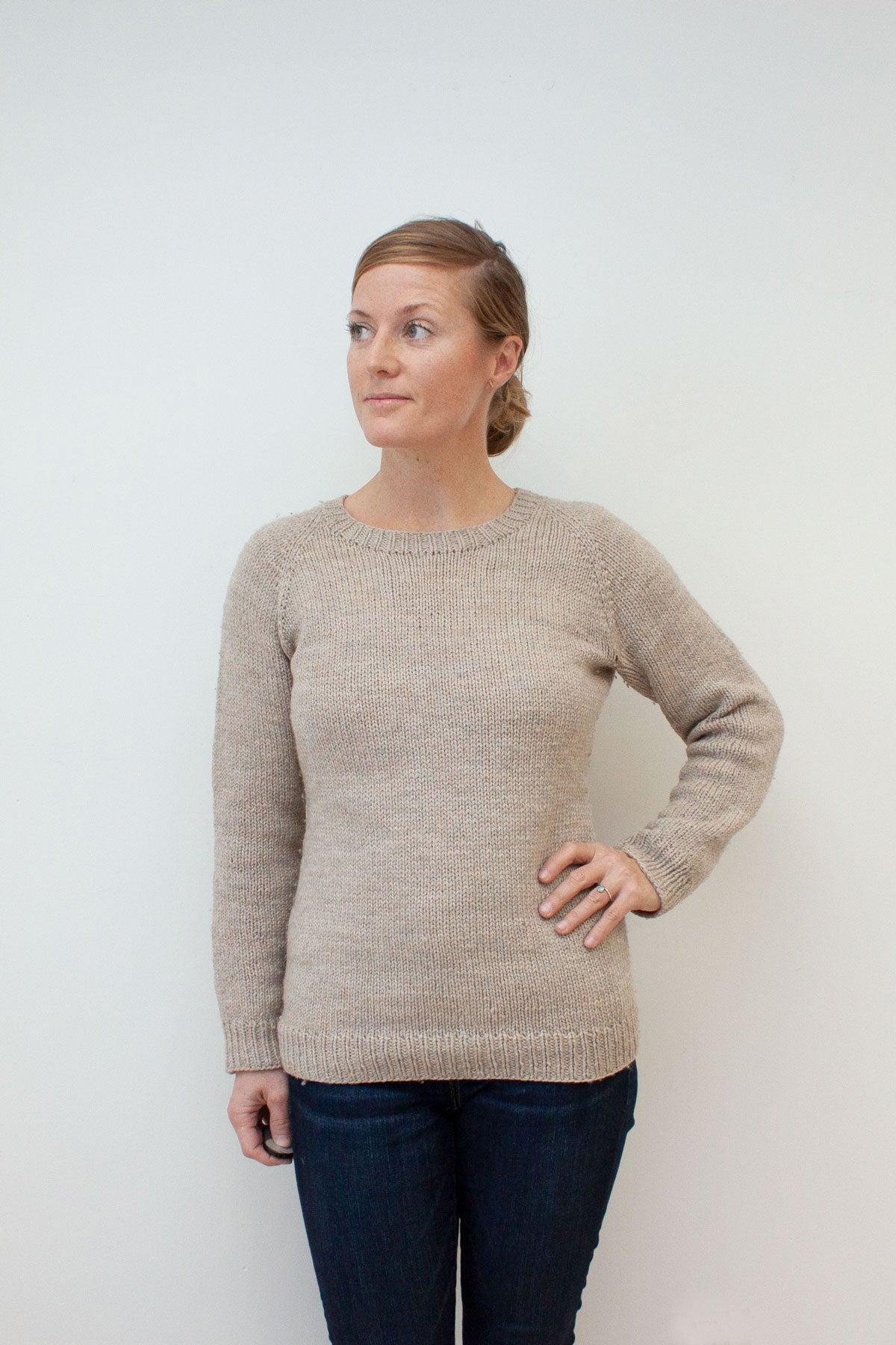 Knitting Level 4: My First Sweater Ladies Classic Raglan