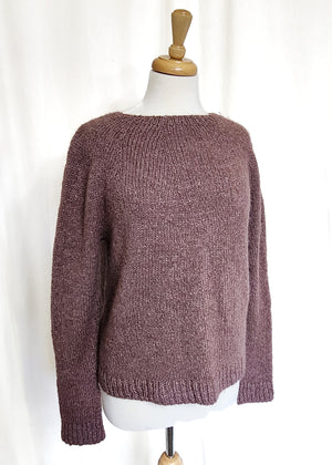 Beehive Wool Shop Knitting Level 4 My First Sweater class simple sweater in drops air