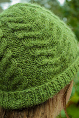 Beehive Wool Shop Knit Level 2 Cabled Toque class antler toque