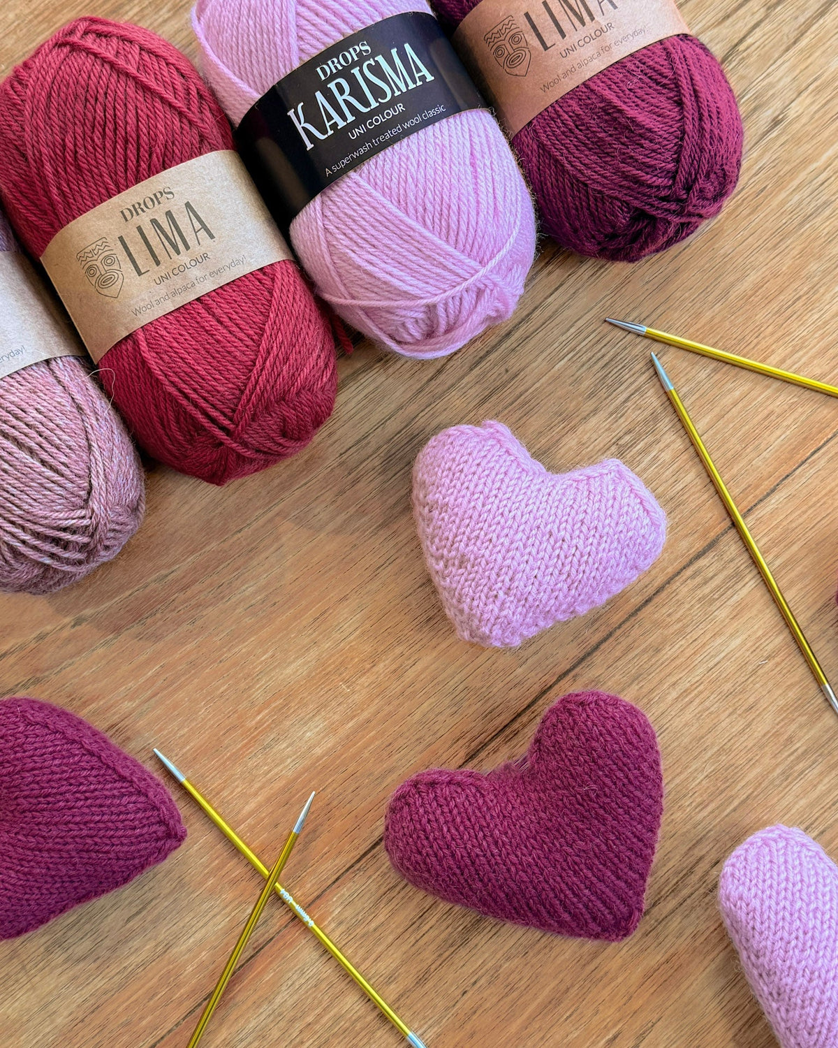 Knitting Level 2: Cozy Hearts Workshop