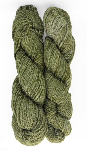 Hazel New Wave Fibre alpaca romeldale wool angora lichen