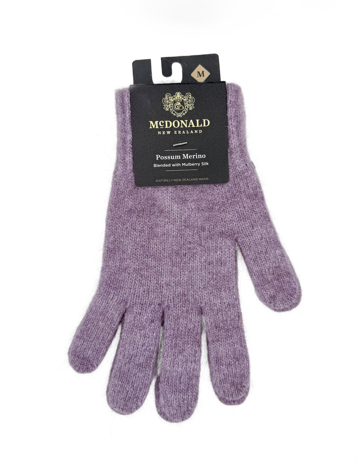 McDonald Textiles Possum Merino Gloves possum merino lilac
