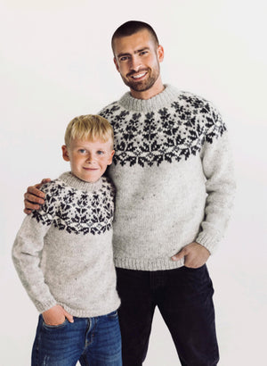 Istex Lopi 43 pattern book sweater pattern for adults and children