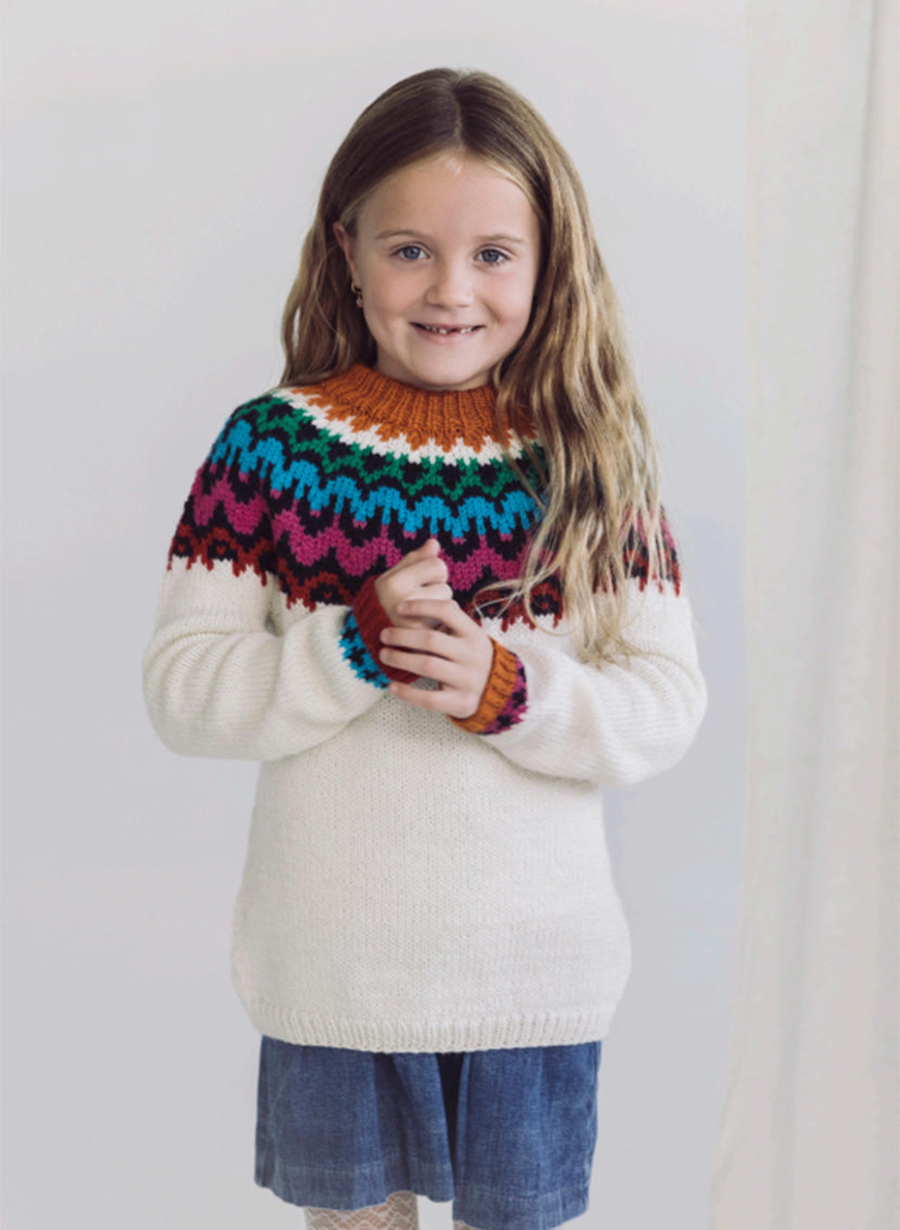Istex Lopi 43 pattern book children's sweater pattern