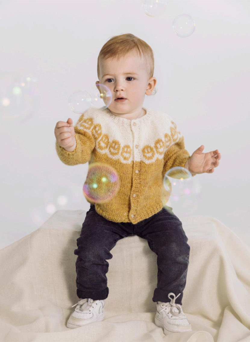 Istex Lopi 43 pattern book baby cardigan pattern