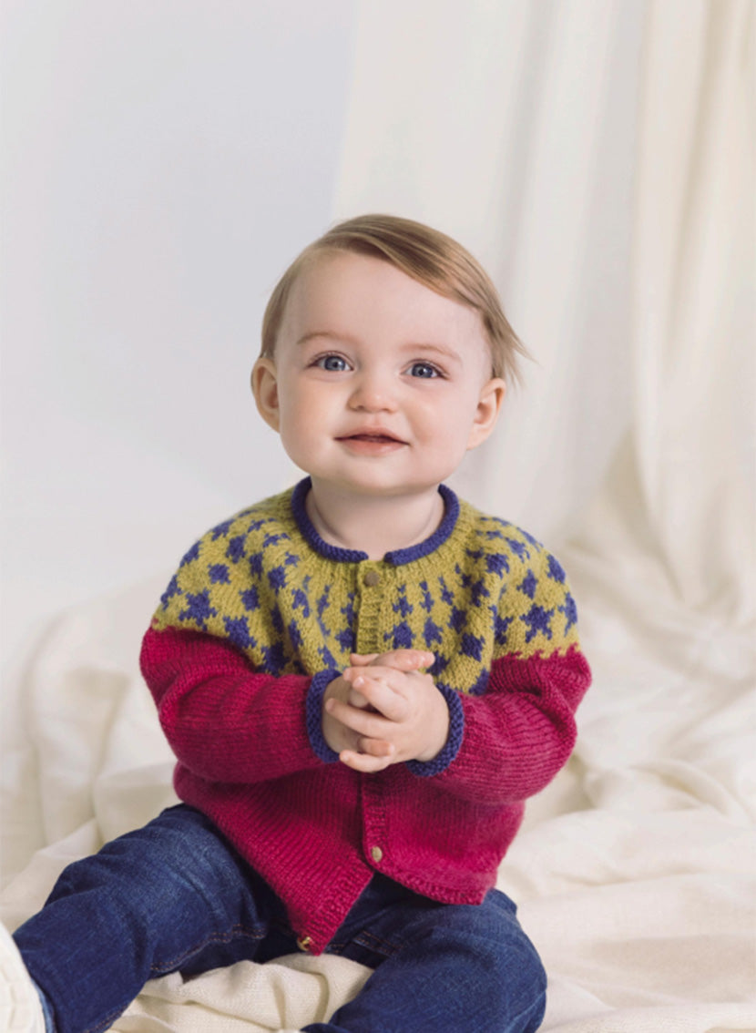 Istex Lopi 43 pattern book baby cardigan pattern