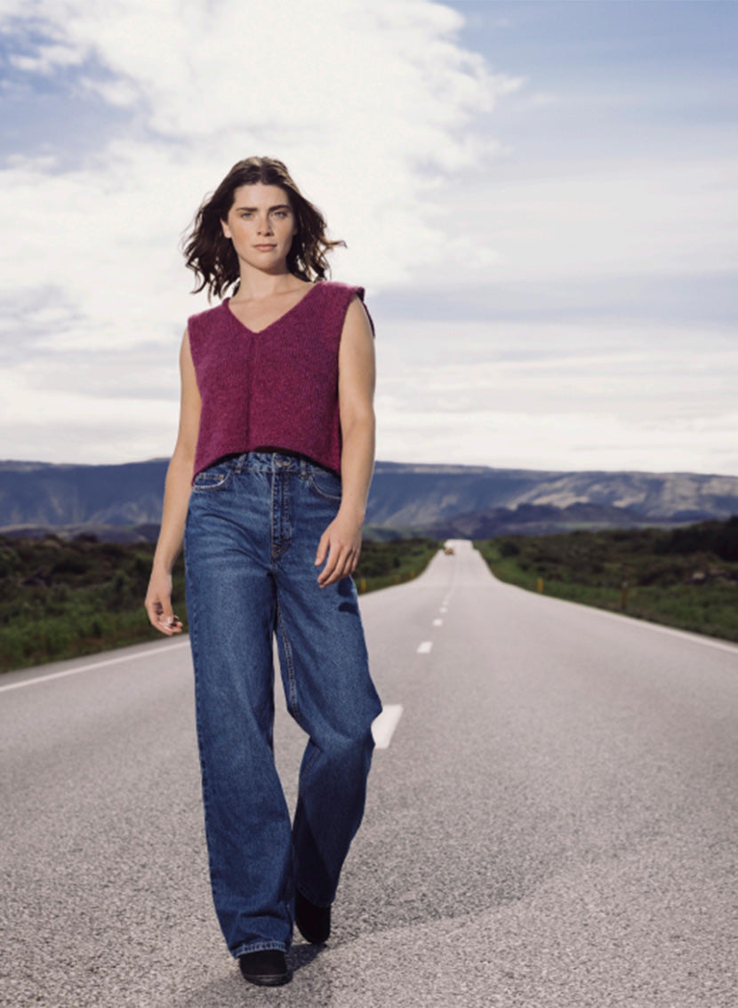 Istex Lopi 43 pattern book vest pattern