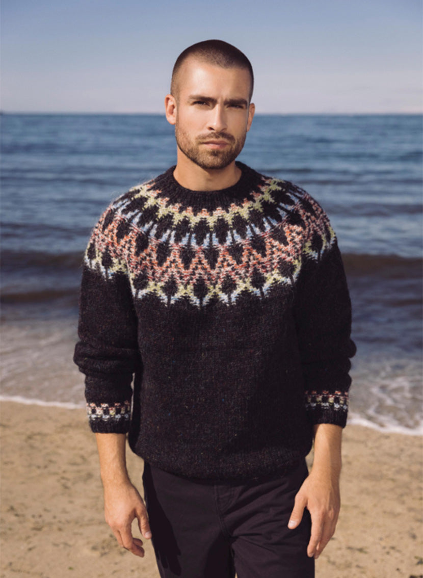 Istex Lopi 43 pattern book sweater pattern