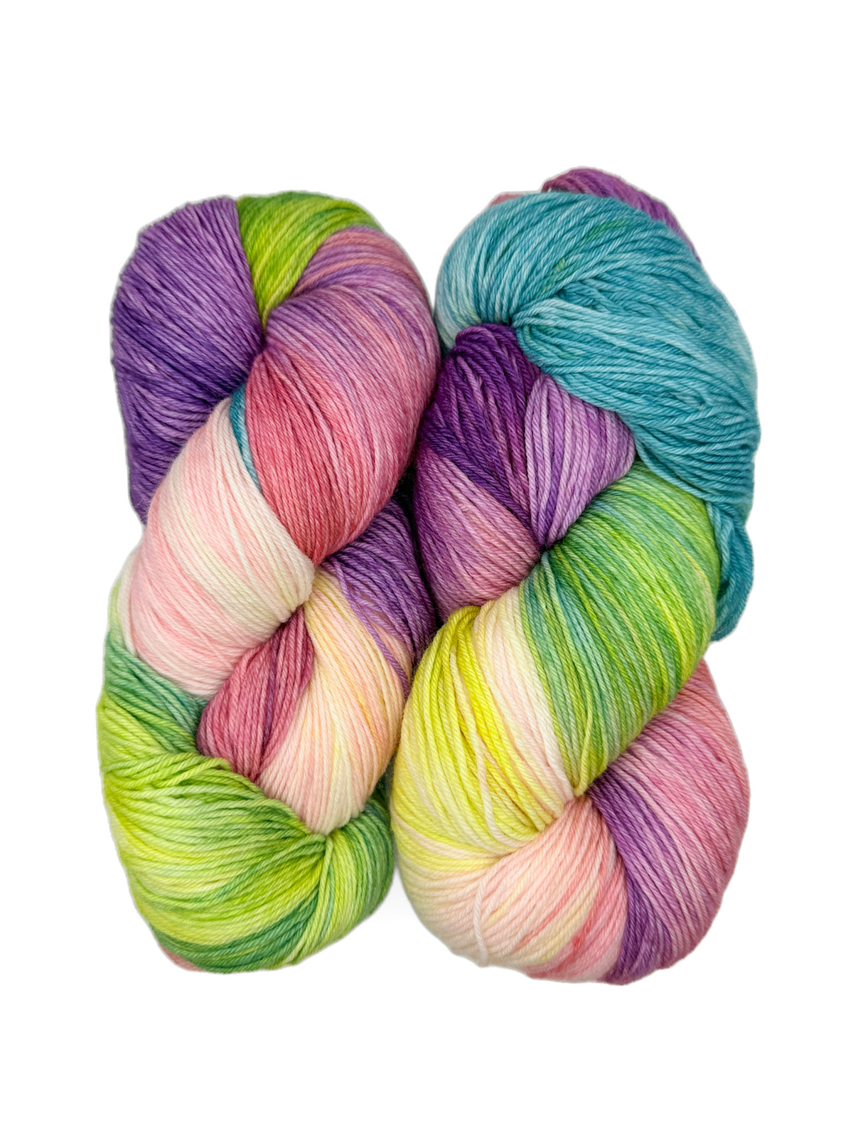 Fleece Artist Cabin Sock superwash merino nylon lupins