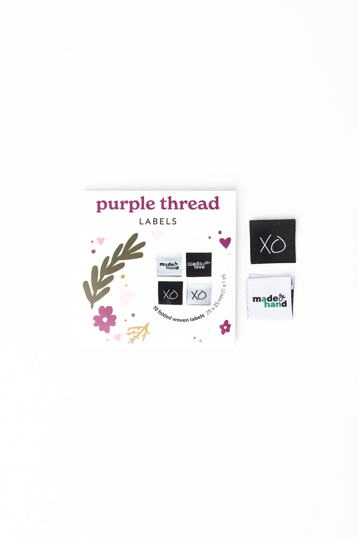 Woven Labels - Purple Thread Labels | Shop Sew-In Labels Online Today ...