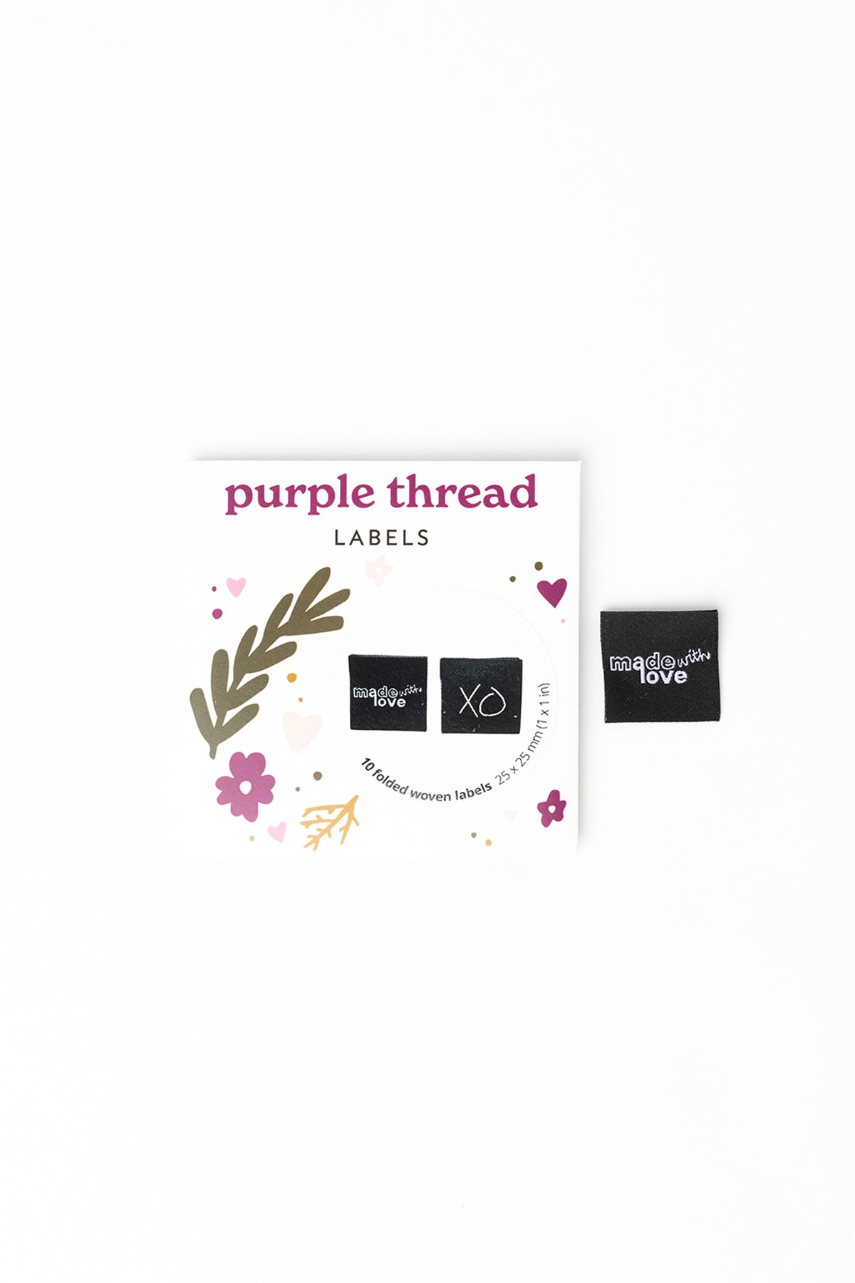 Woven Labels - Purple Thread Labels | Shop Sew-In Labels Online Today ...