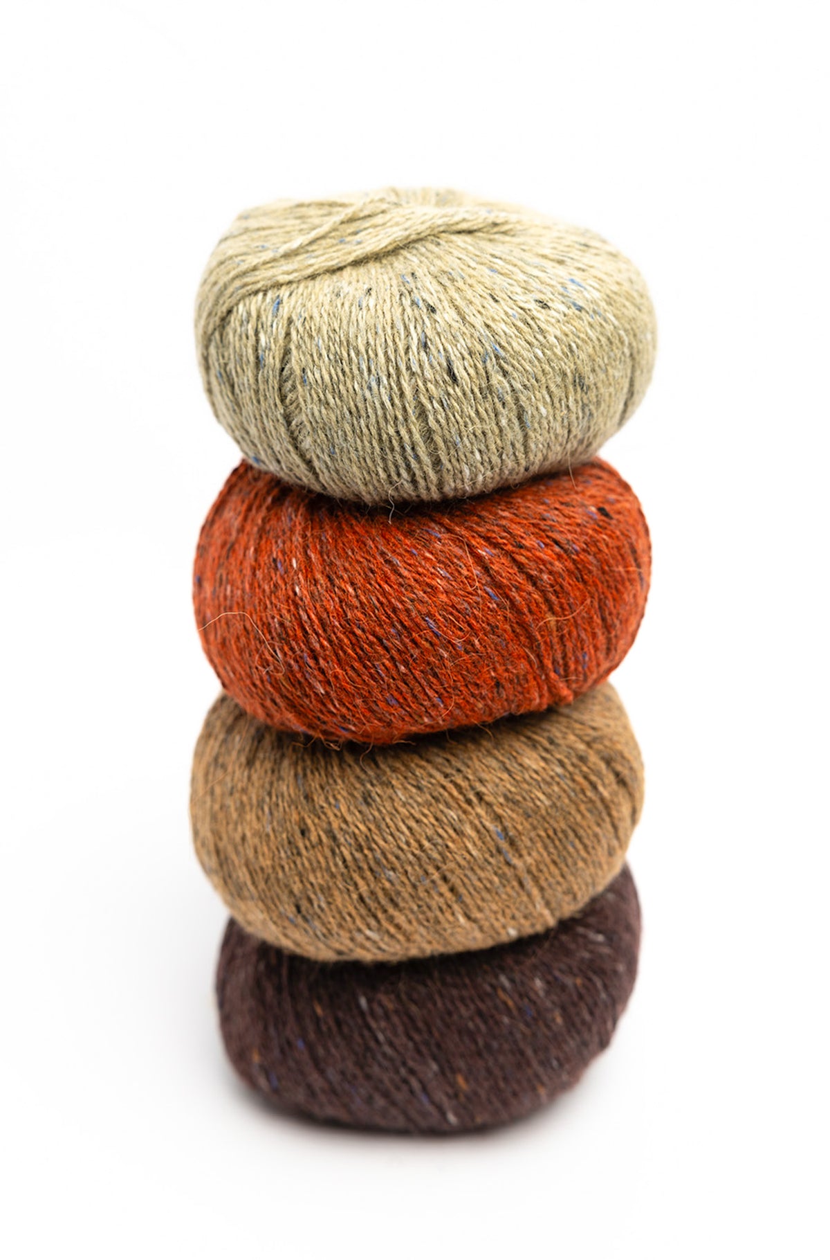 Churchmouse Colorwork Cap Kit Rowan Felted Tweed wool alpaca viscose madrona