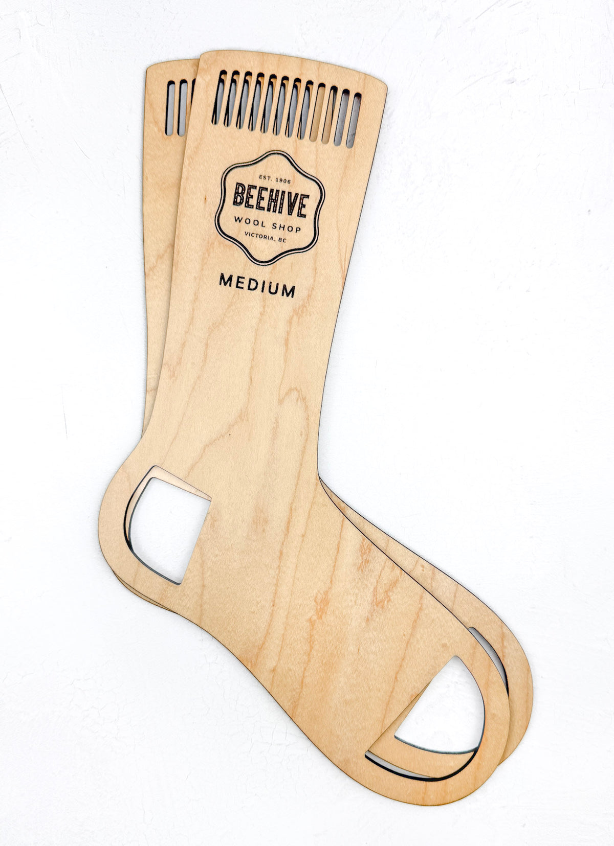 Beehive Wool Shop Sock Blockers wood medium