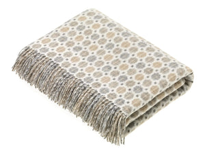 Bronte by Moon Merino Wool Throw merino wool milan natural