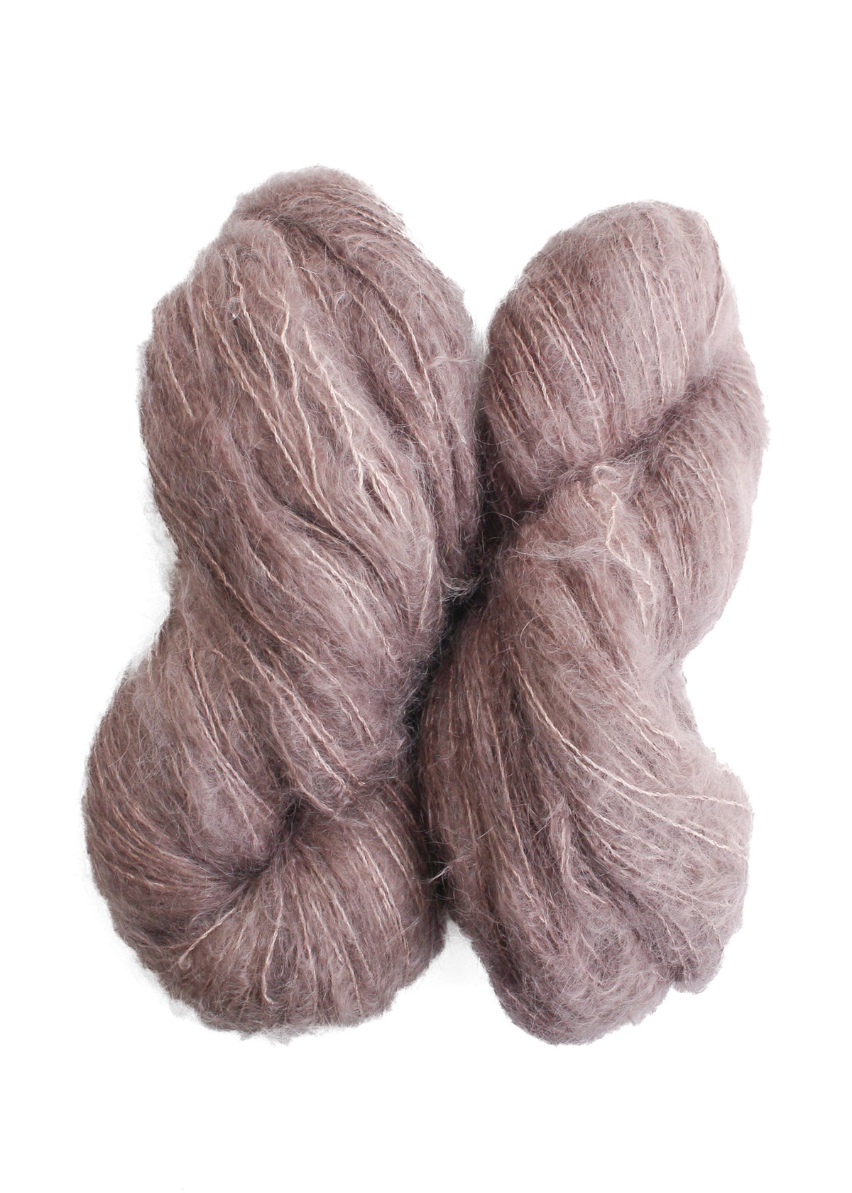 Selkie Hand Maiden kid mohair and mulberry silk mink