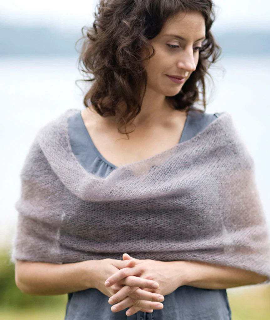 Churchmouse Yarns & Teas Mohair Bias Loop pattern