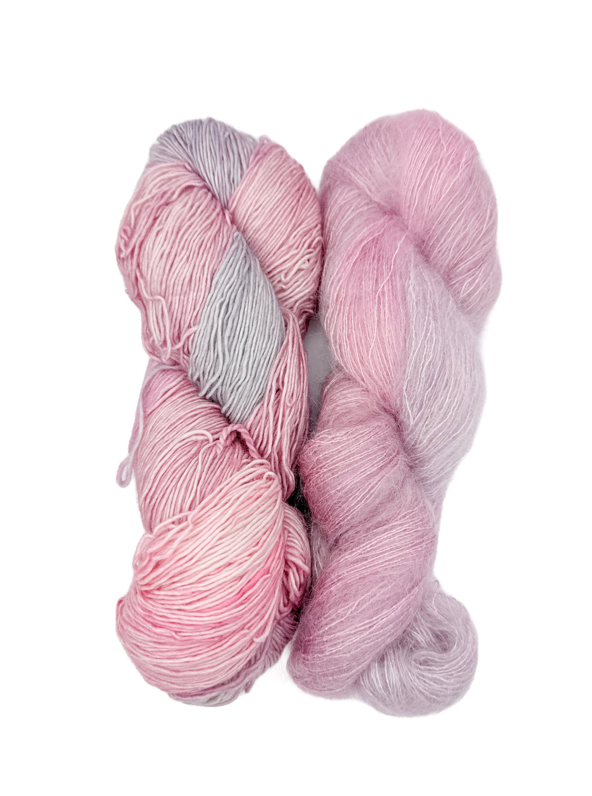 Fleece Artist Handmaiden Halo Lux Bundle mohair silk superwash merino moodust