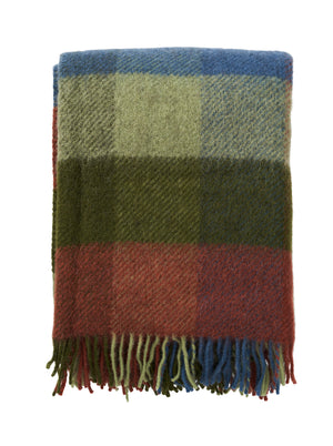 Klippan Gotland Throw wool multi-green