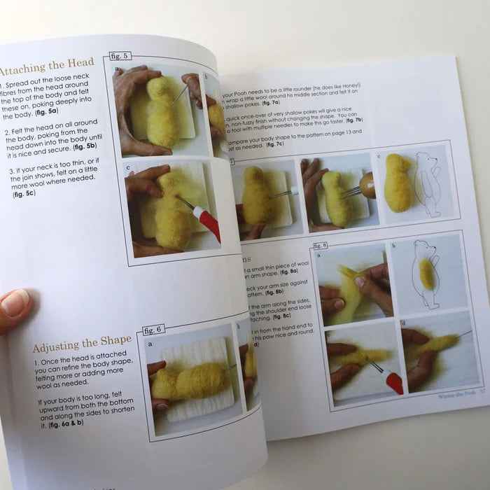 Needle Felting: Pooh Bear & Friends