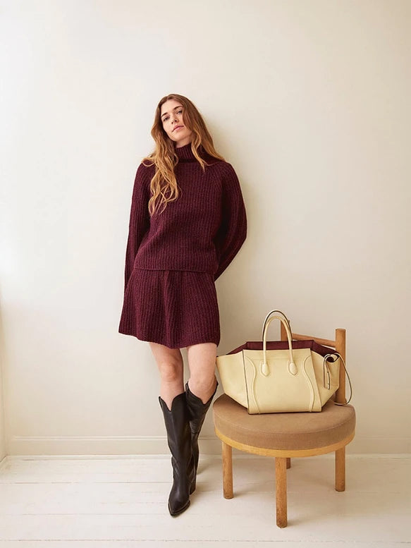 Sandnes Garn 2311 Vol 2 DIY pattern book nova skirt in tweed