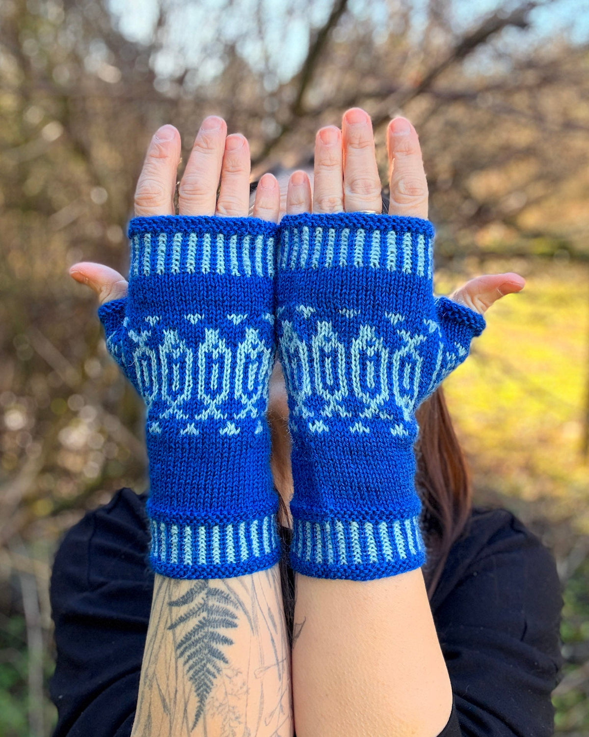 Old Salt Mitts in Sandnes Garn Tynn Peer Gynt.