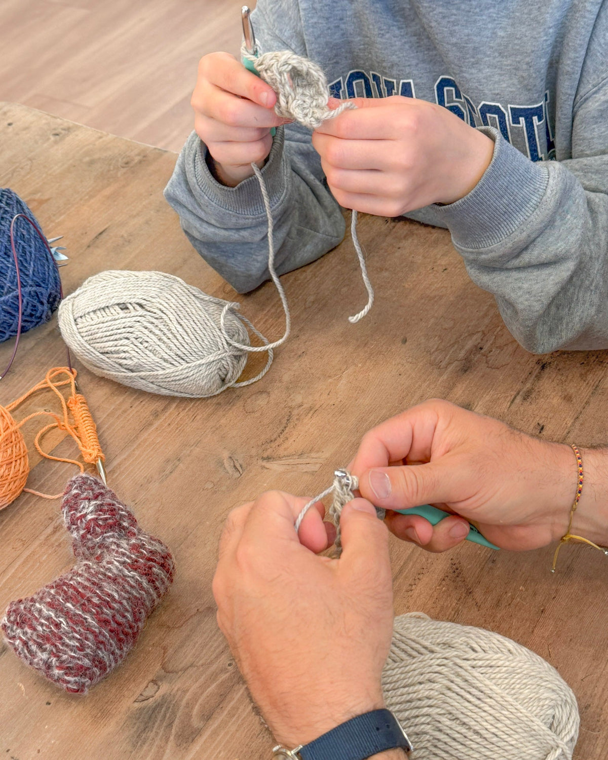 Parents and Kids Intro to Crochet