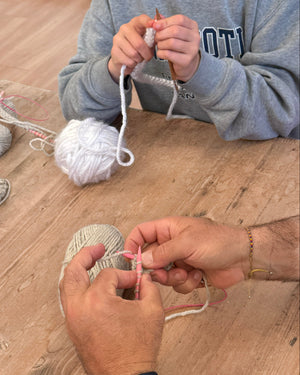 Parents and Kids Intro to Knitting