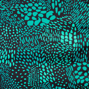 Moja Boutique Zipper Pouch cotton pebble beach