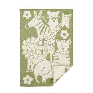 Klippan Baby Blanket eco lambswool picnic green