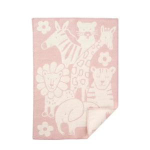 Klippan Baby Blanket eco lambswool picnic pink
