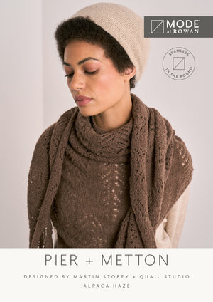 MODE at Rowan Pattern knitting pattern leaflet pier and metton