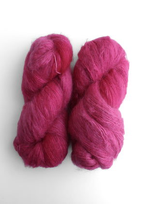 Selkie Pink Peony Hand Maiden kid mohair and mulberry silk