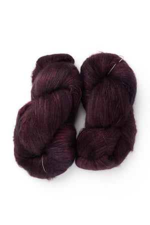 Hand Maiden Superkid Silk superkid mohair silk plum