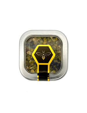 Queen Bee Farms Tea gift tin purple reign