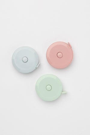 sam & emma Retractable Tape Measure plastic pastel colours