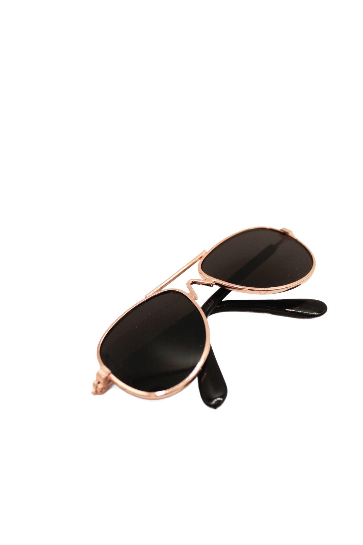 Amigurumi Accessories Circulo plastic metal rose gold sunglasses