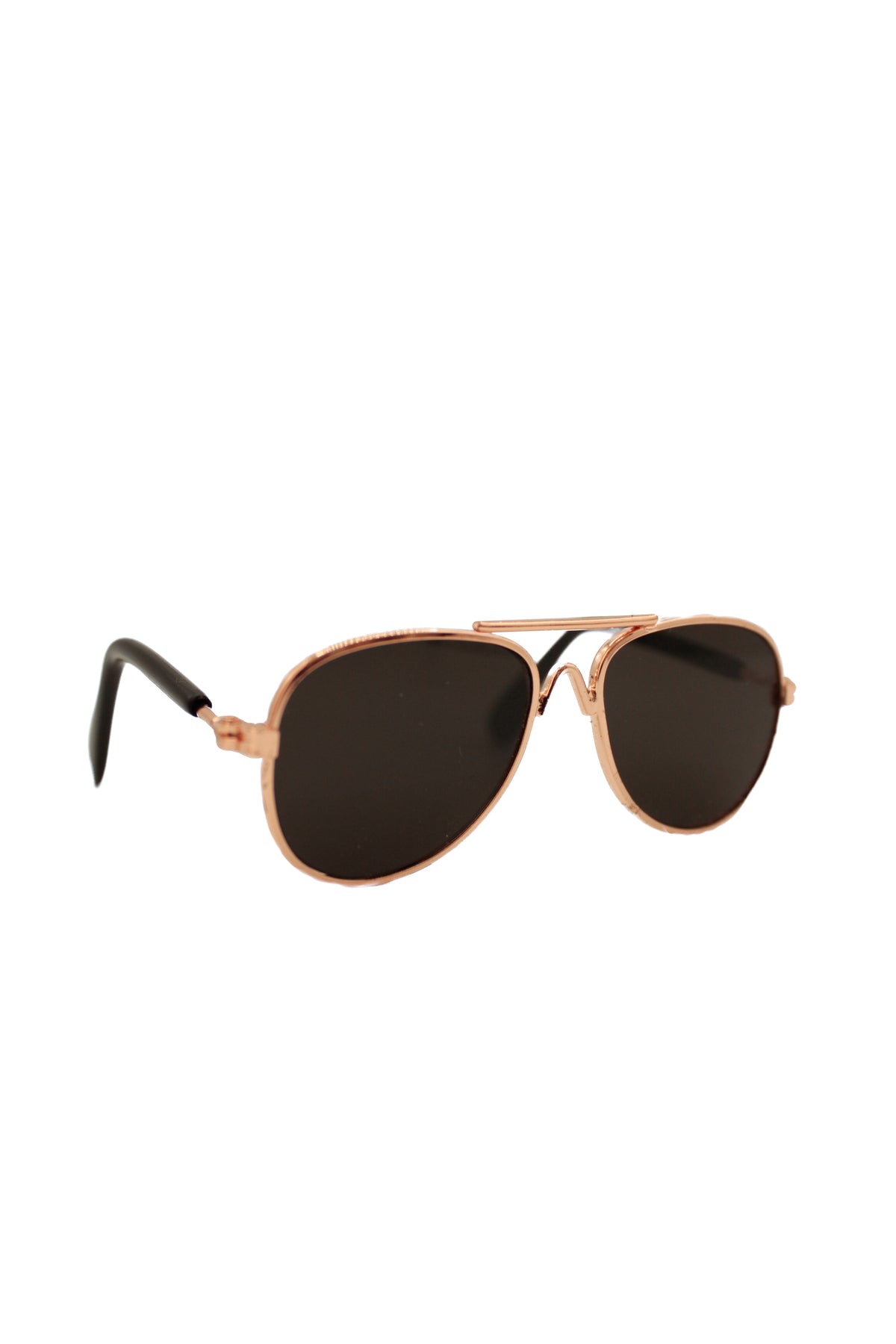 Amigurumi Accessories Circulo plastic metal rose gold sunglasses