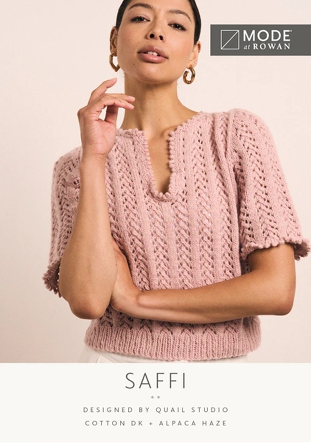 MODE at Rowan Pattern knitting pattern leaflet saffi