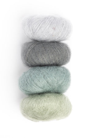 Alexandra's Airplane Scarf Kit Knitting for Olive Soft Silk Mohair mohair silk sage