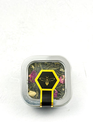 Queen Bee Farms Tea gift tin sakura