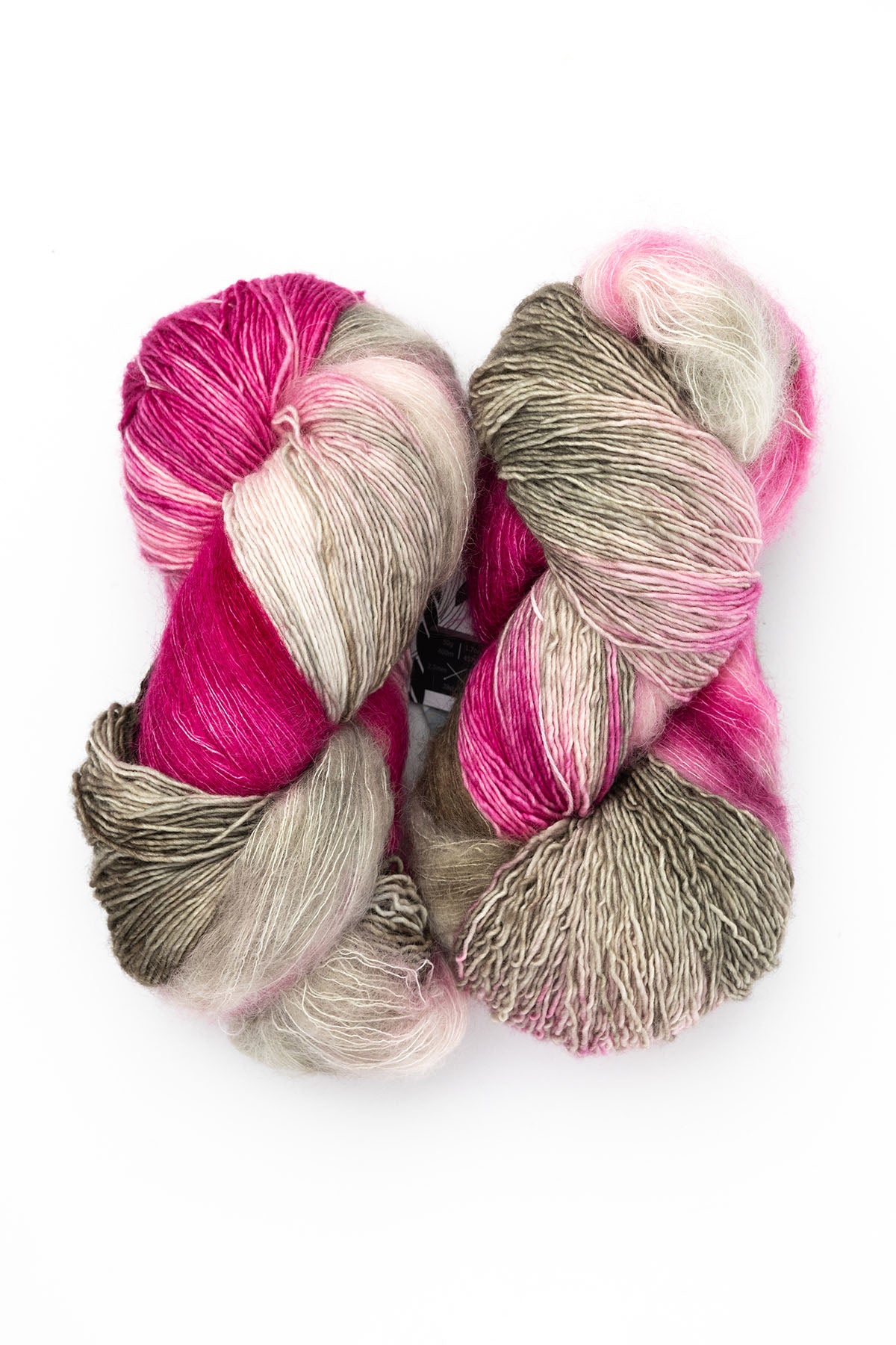 Fleece Artist Halo Bundle mohair nylon superwash merino wool sakura